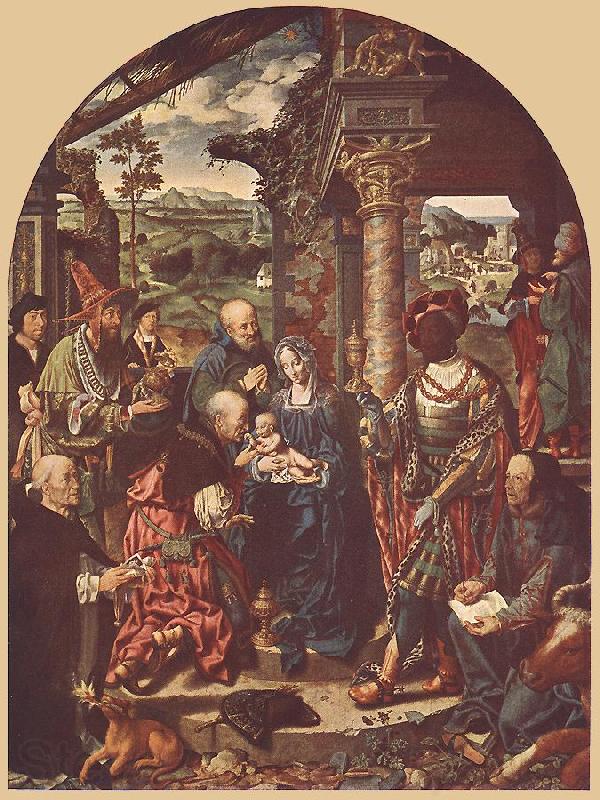 CLEVE, Joos van Adoration of the Magi sdf